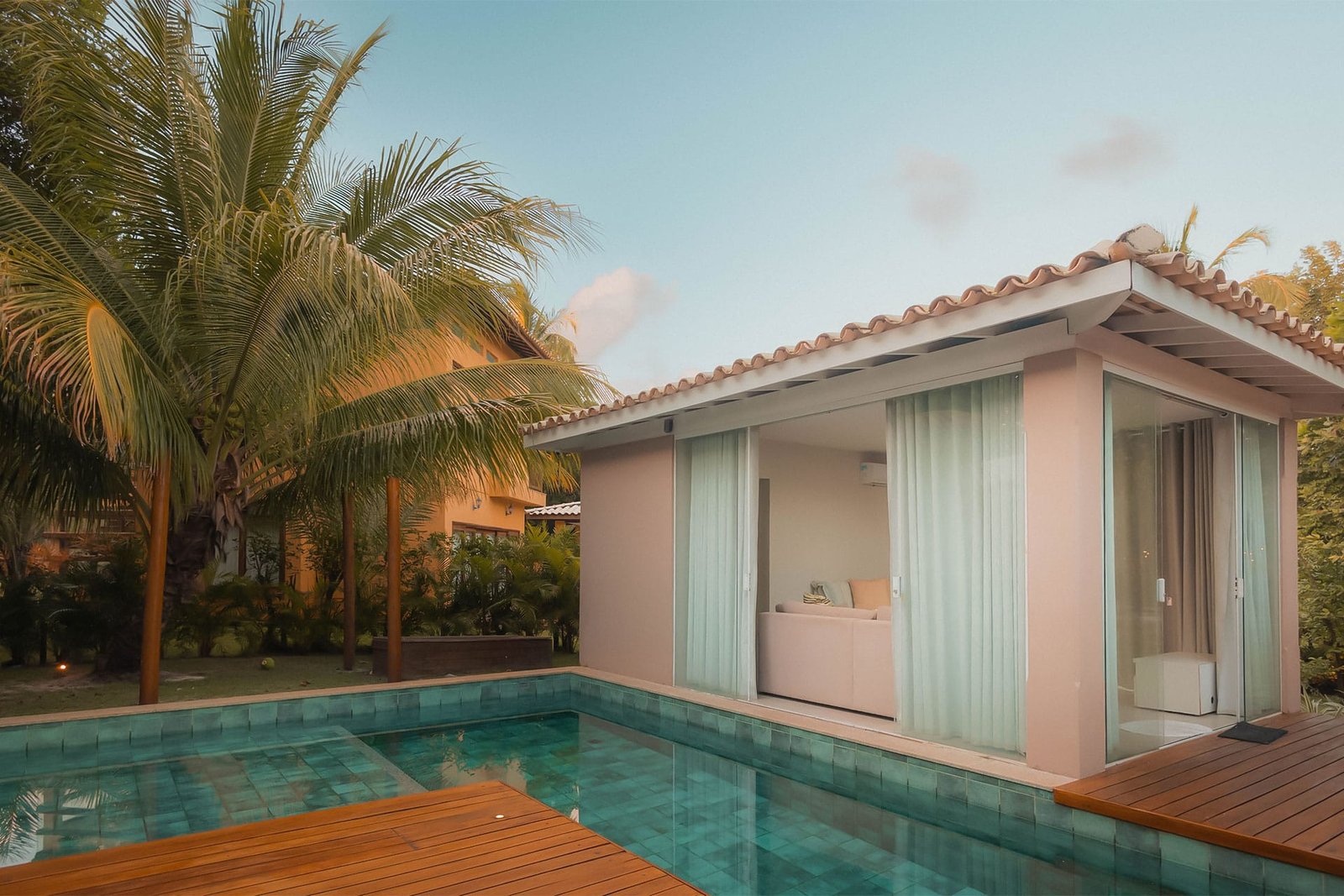 Beautiful vacation rental with a private pool ready for guests